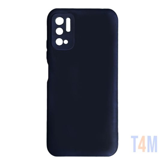 Silicone Case with Camera Shield for Xiaomi Redmi Note 10 5g Dark Blue